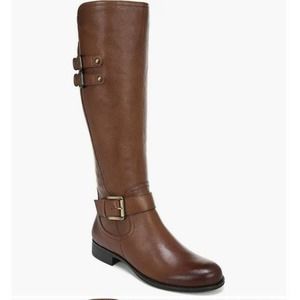 New Naturalizer Sz 8W Women's Cinnamon Brown Jessie Riding Boot (NOT WIDE CALF)